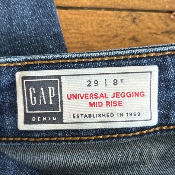 GAP Denim Universal Stretchy Comfortable Jegging Midrise Women's Blue Jeans 29 - Picture 4 of 9
